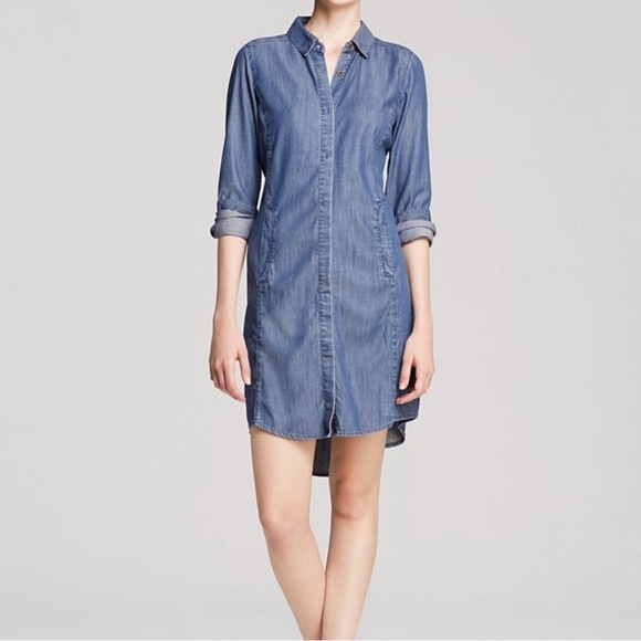 Eileen Fisher Dresses & Skirts - Eileen Fisher Chambray Tencel Shirt Dress